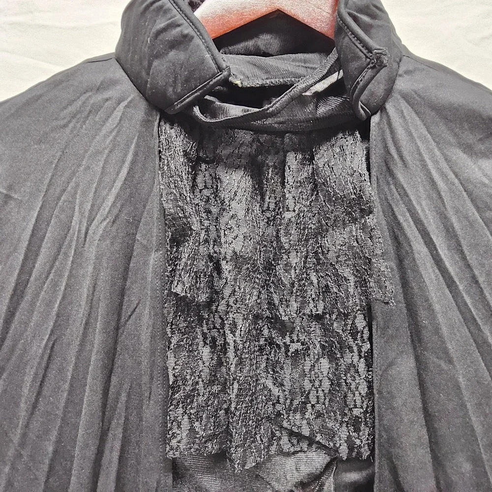 California Costume Headless Horseman Kids Large 10-12 Black Gothic Spooky Outfit